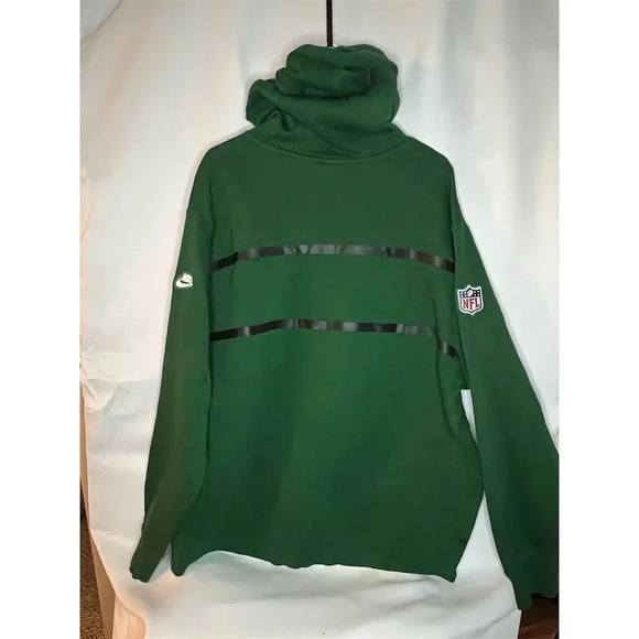 Nike New York Jets Men's 2XL Green Pullover Hoodie NFL Football - Picture 6 of 9